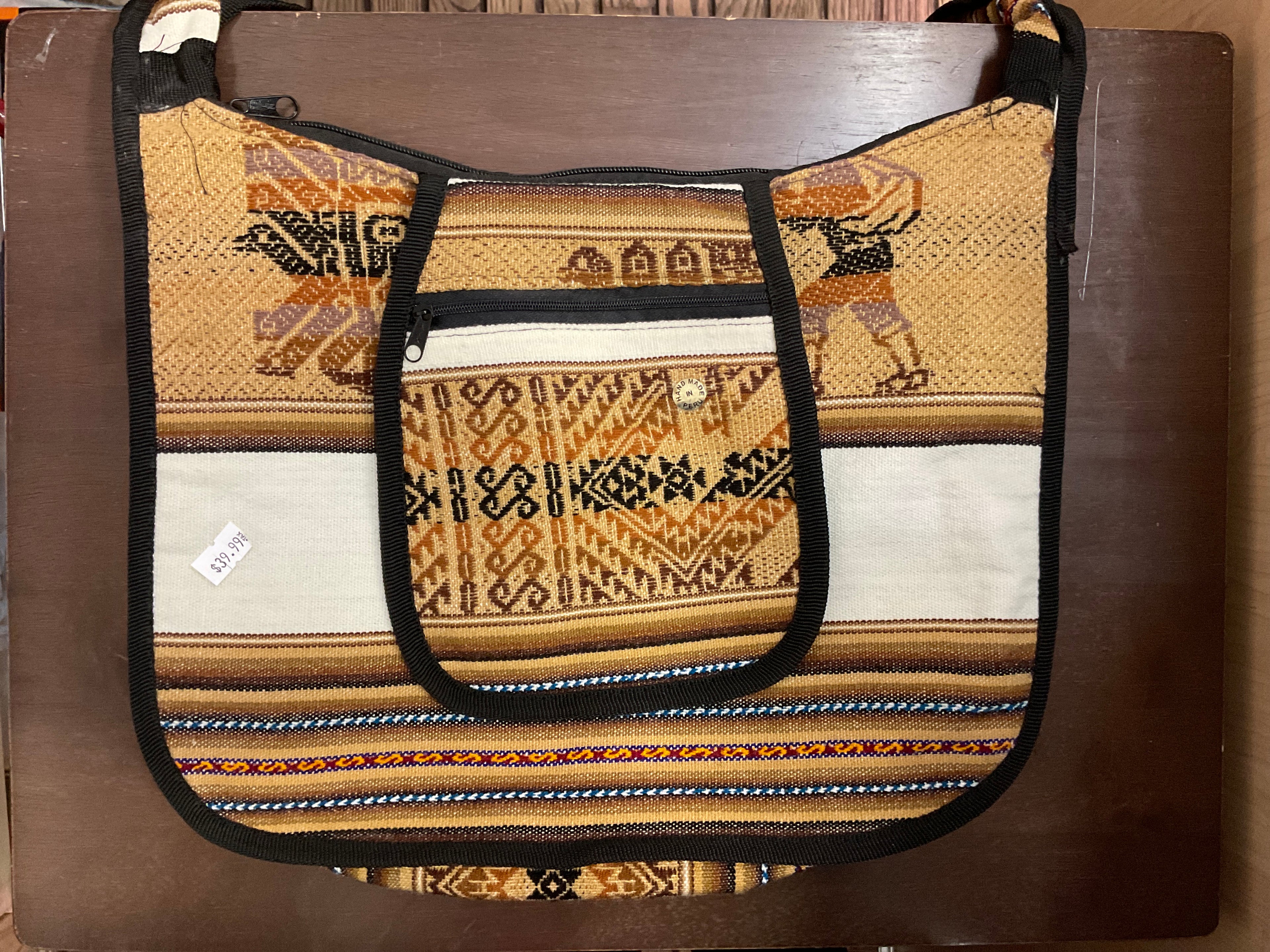 Bolso cruzado peruano