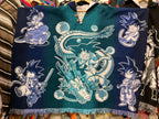 Alpaca Wool Poncho with Hood - Dragon Ball Z
