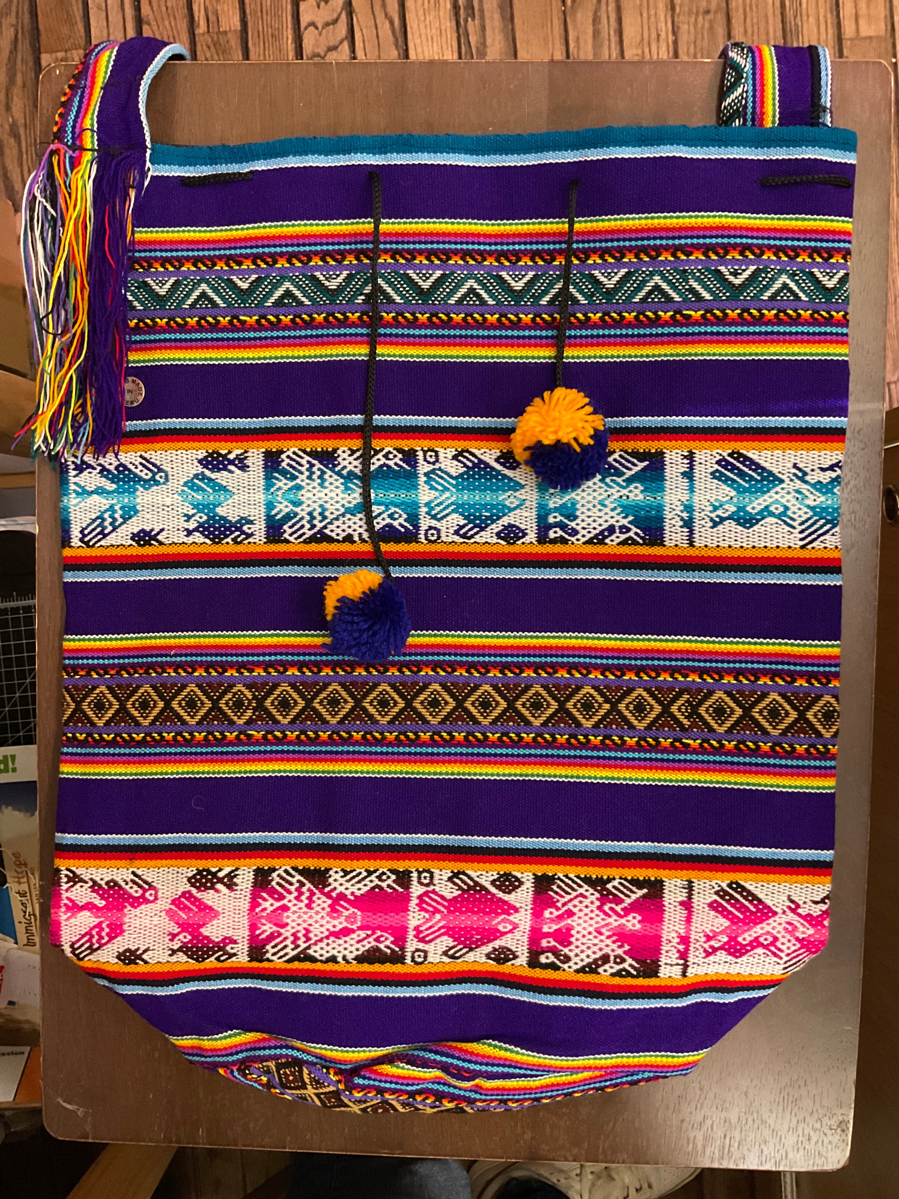 Acrylic Peruvian Bag