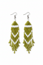 Beaded Fringe Earrings