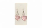 Pendientes de Corazón de Cristal de Murano