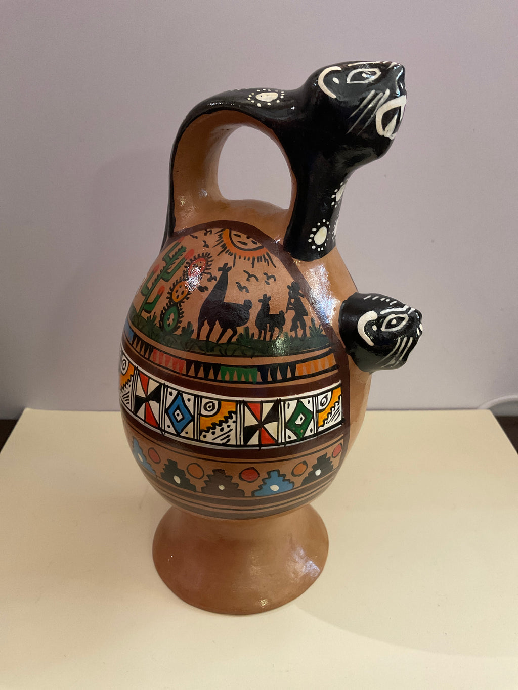 Clay Pottery Pitcher