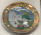 Peruvian Decorative Copper Wall Plate