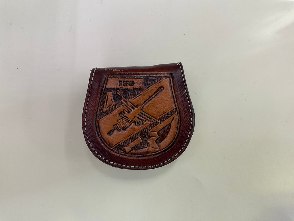 Peruvian Leather Coin Purse