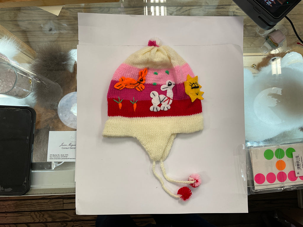 Gorro Chullo Peruano para Bebé – Gorro de Lana Colorido con Orejeras para Bebés