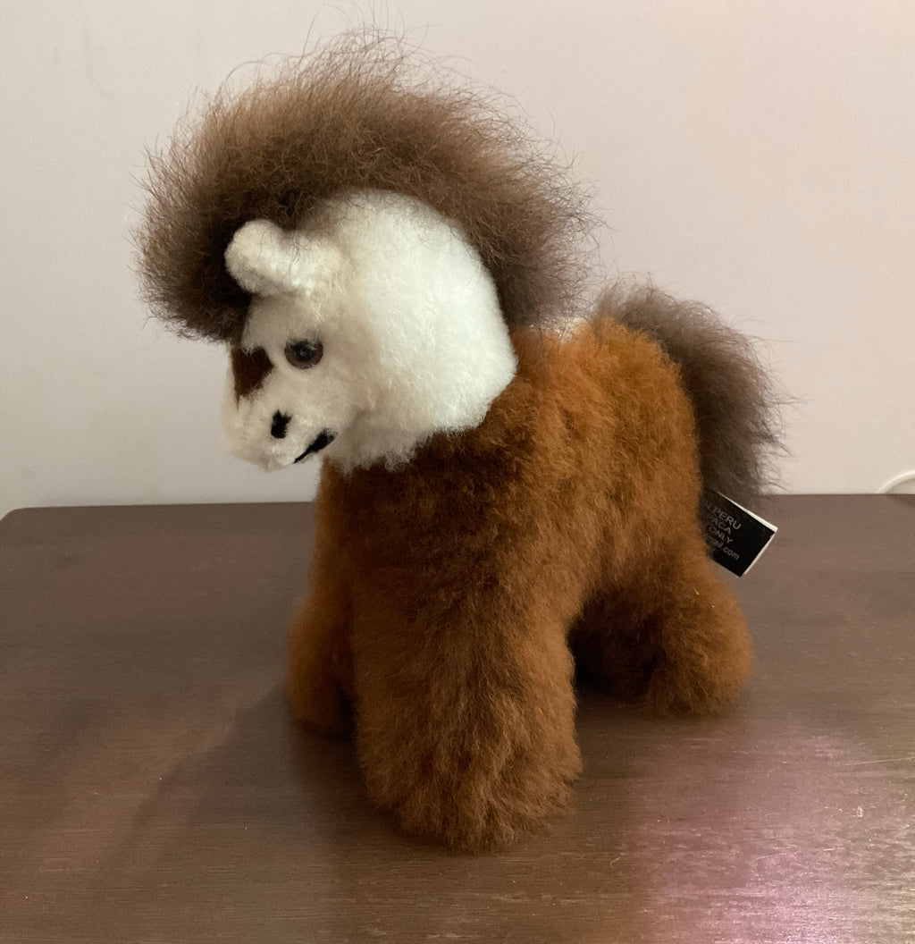Kusi Friends Pony (18cm) - Baby Alpaca Fur Animal