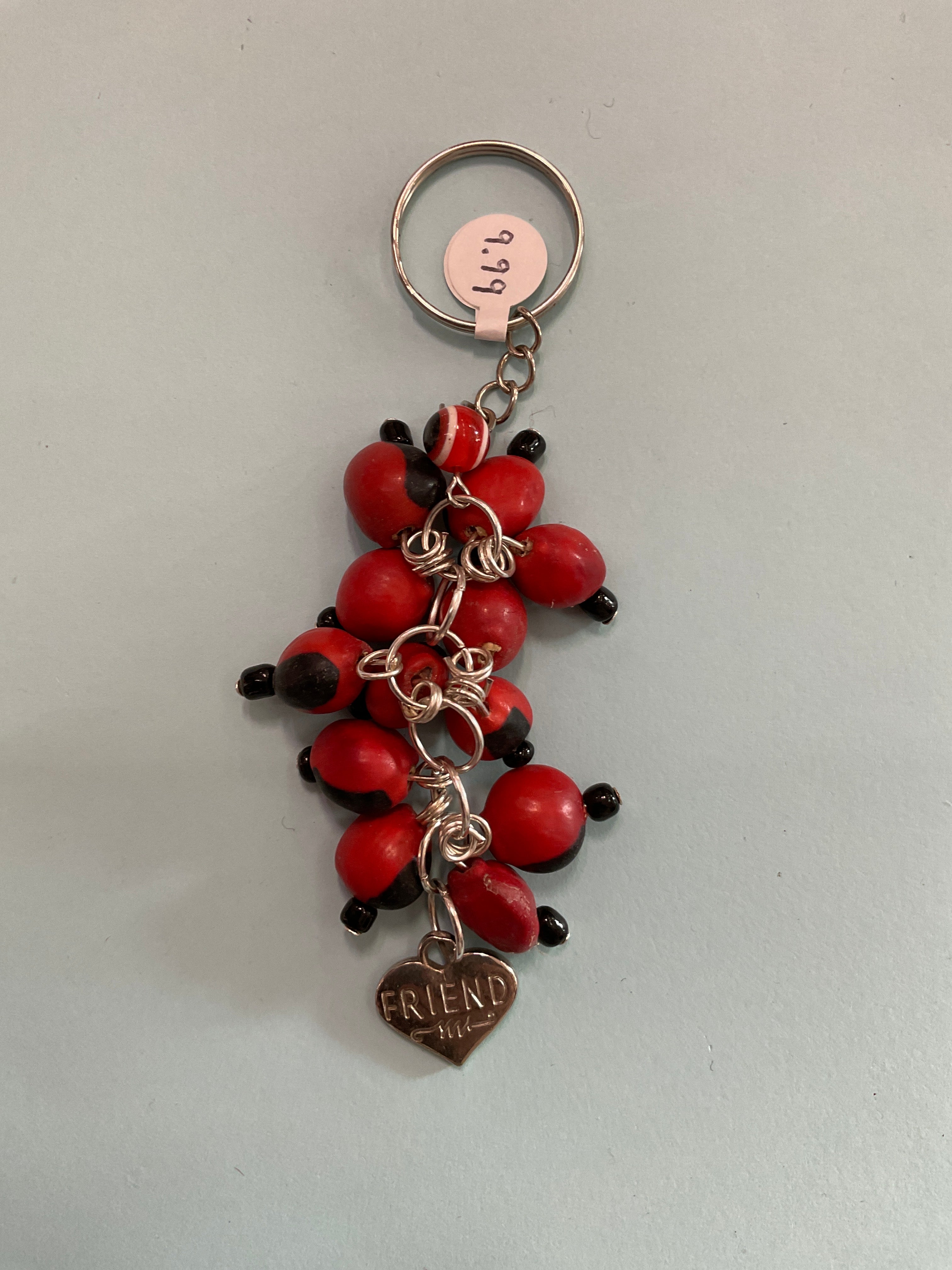 Huayruro Keychain with Charm