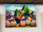 Peruvian Painted Glass Wall Art