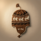 Artisan Knit Alpaca Chullo Hat – Andean Earflap Beanie