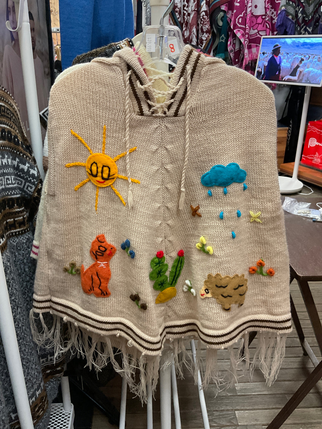 Children’s Embroidered Poncho