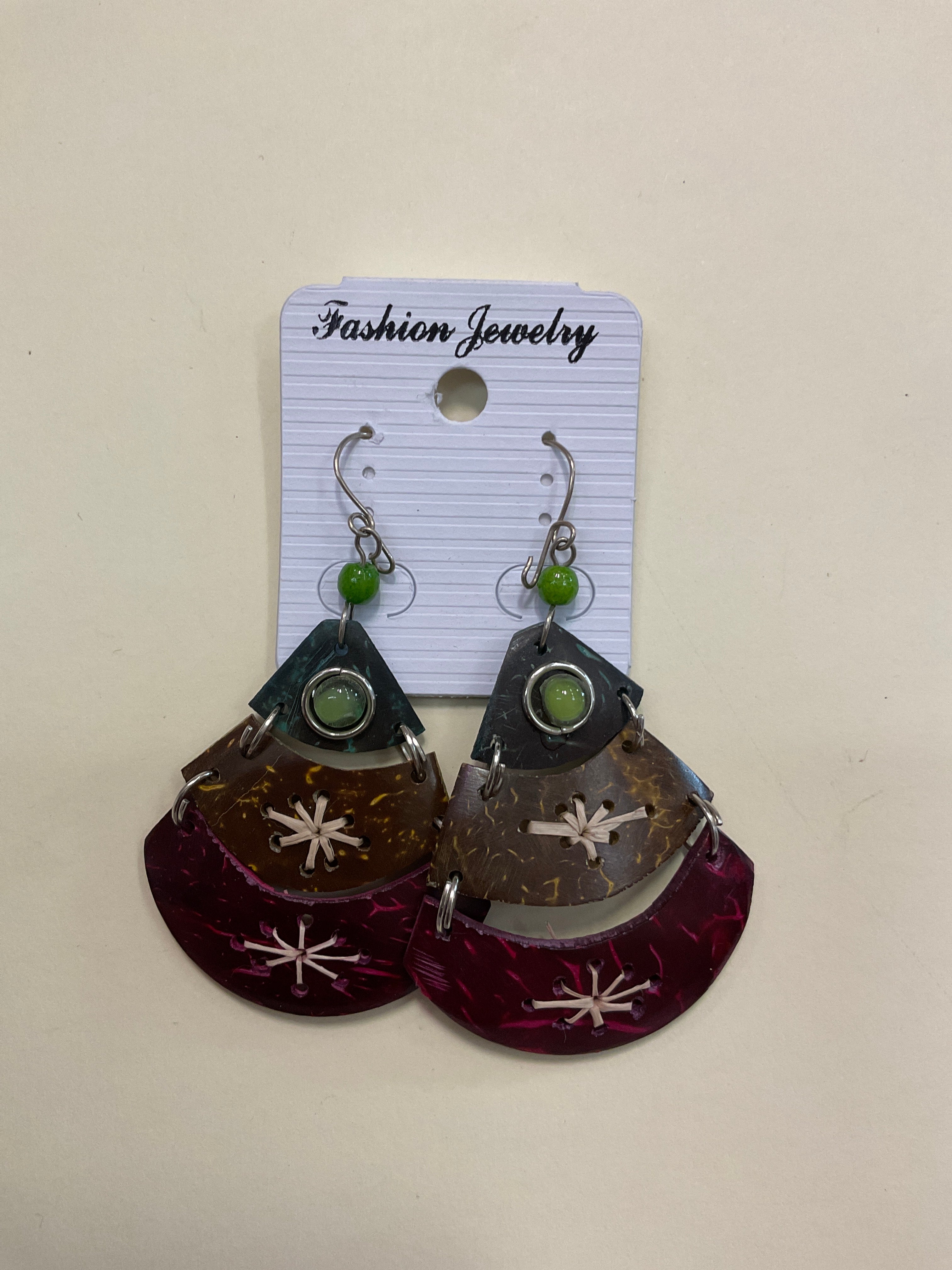 Artisan Wood Earrings