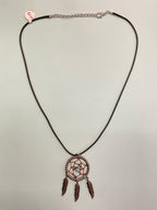 Necklace with Leather Strap