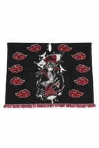 Alpaca Wool Poncho with Hood - Anime Collection - ninja 2