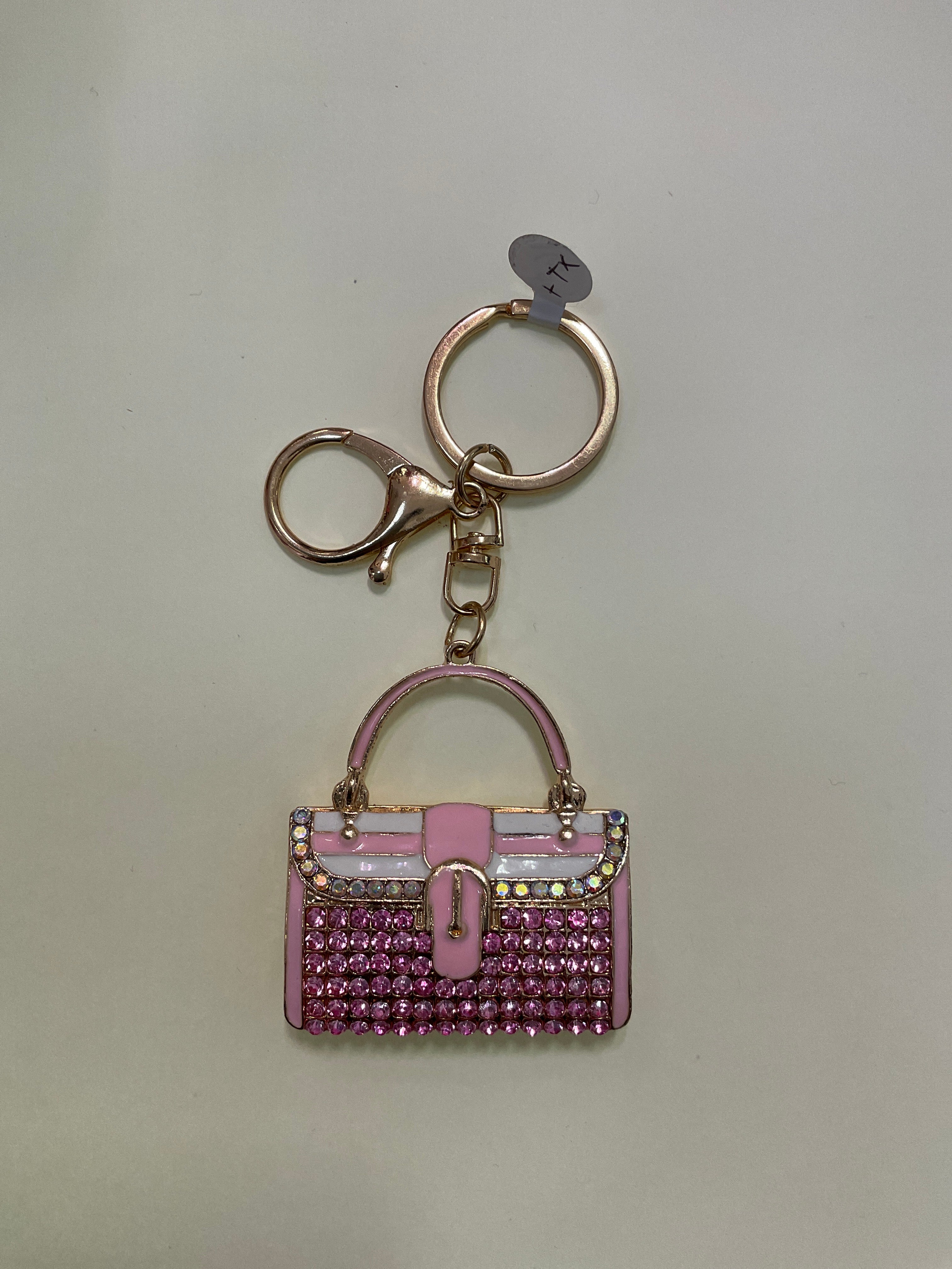 Multi Color Crystal Keychain