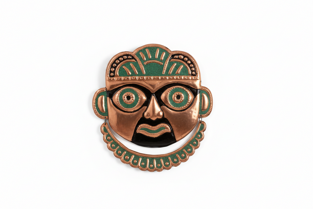 Copper Incan Masks