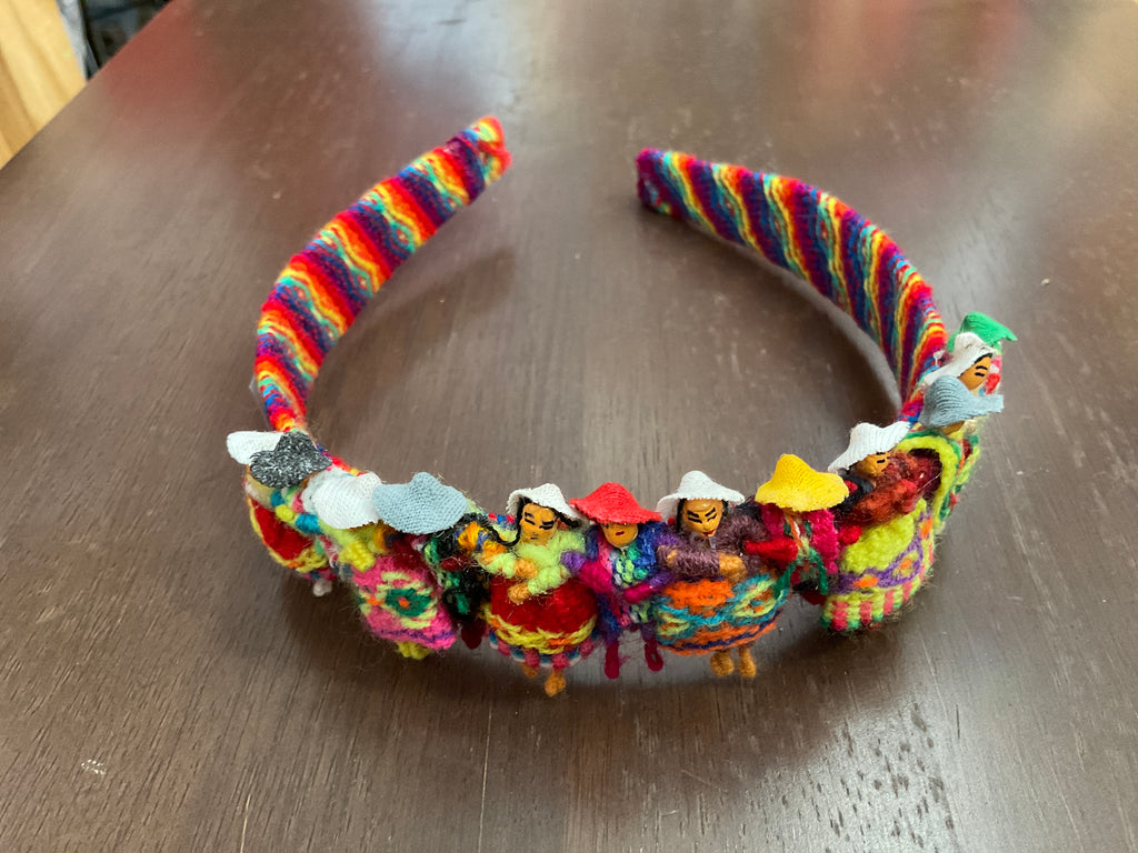 Handmade Worry Doll Head Band