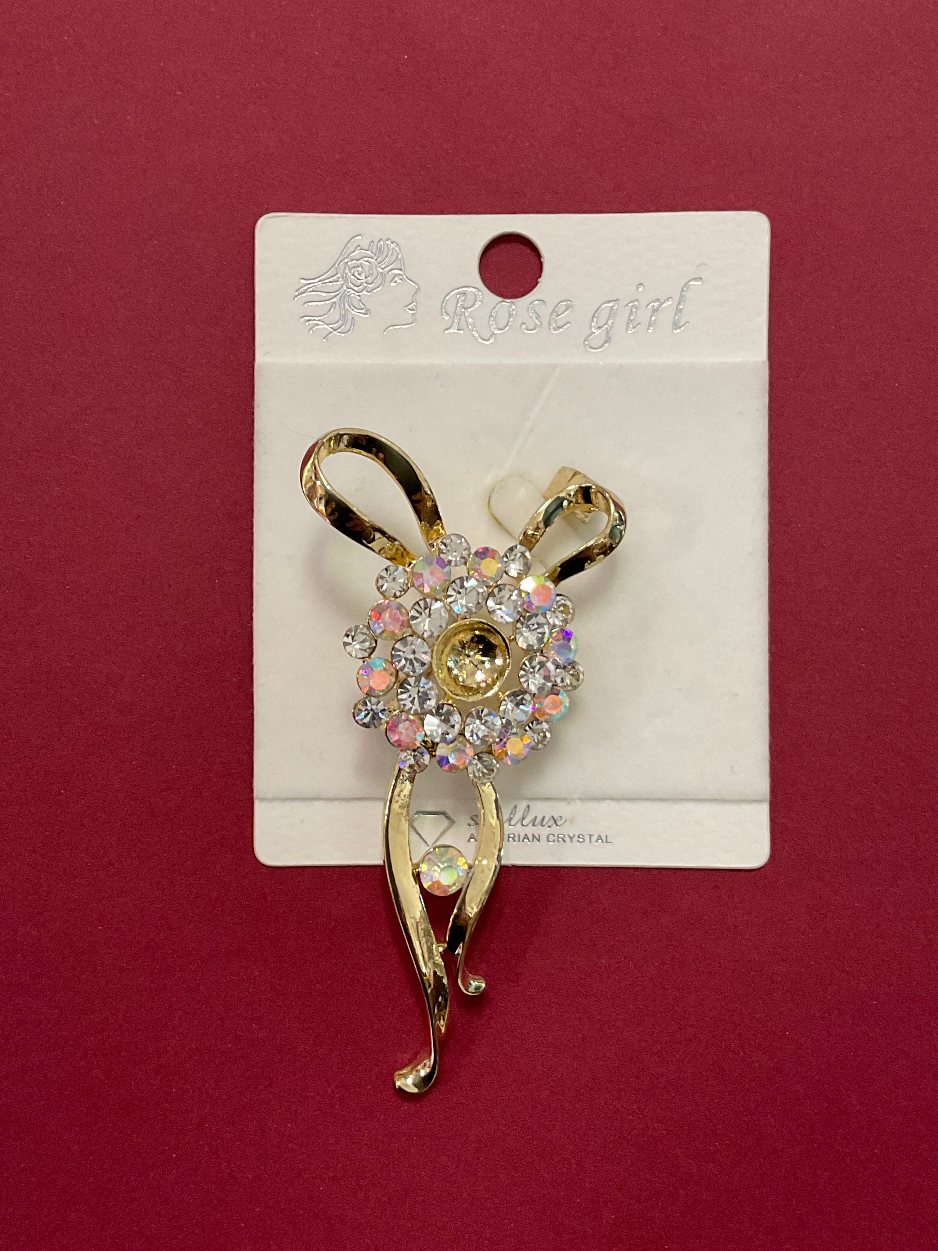 Rose Girl Pin