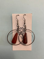 Metal with Stone Earrings