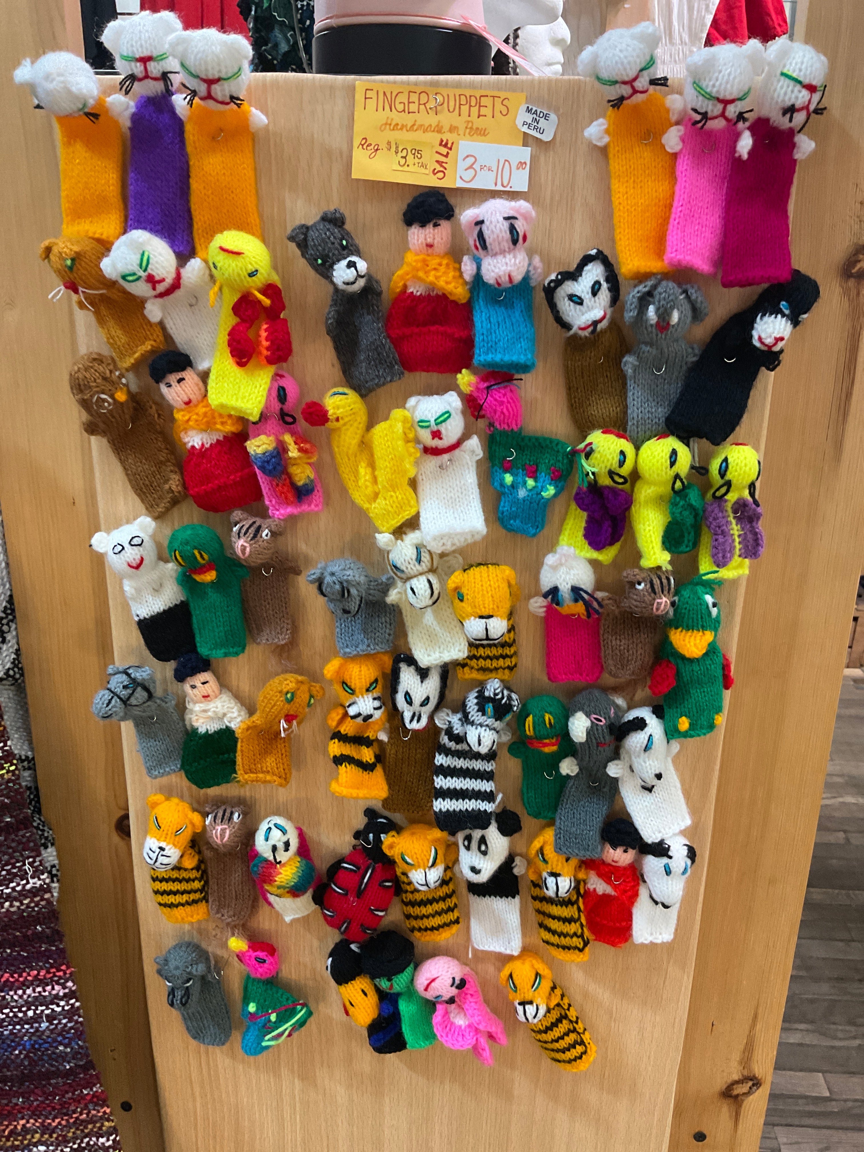 Peruvian Finger Puppet