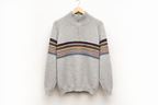 Quarter-Zip Baby Alpaca Cardigan Sweater