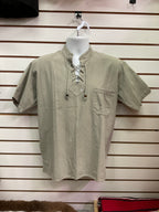 Camisa de algodón para hombre (Camisa cerrada)