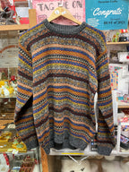 100% alpaca crewneck sweater