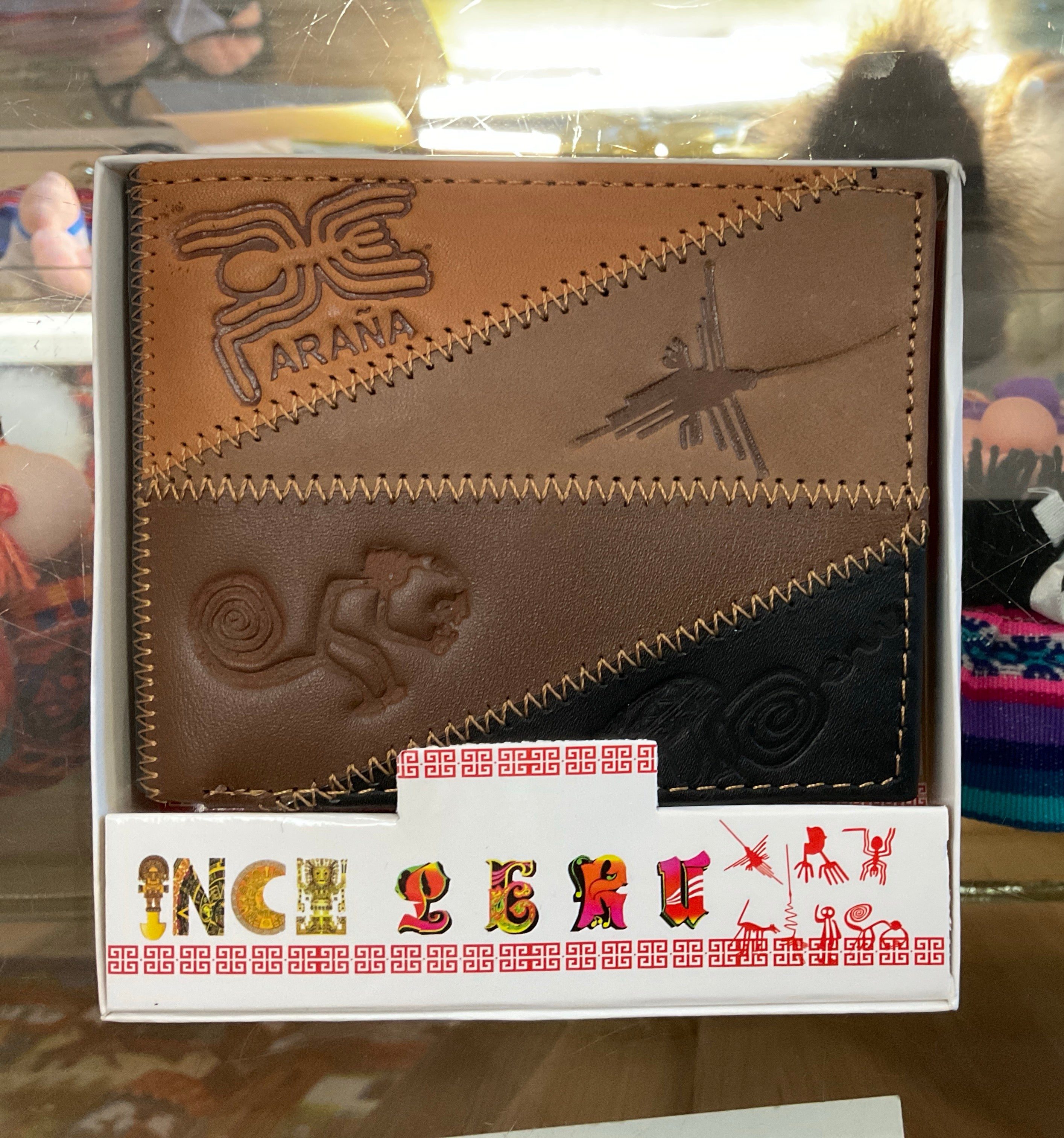 Cartera de piel artesanal