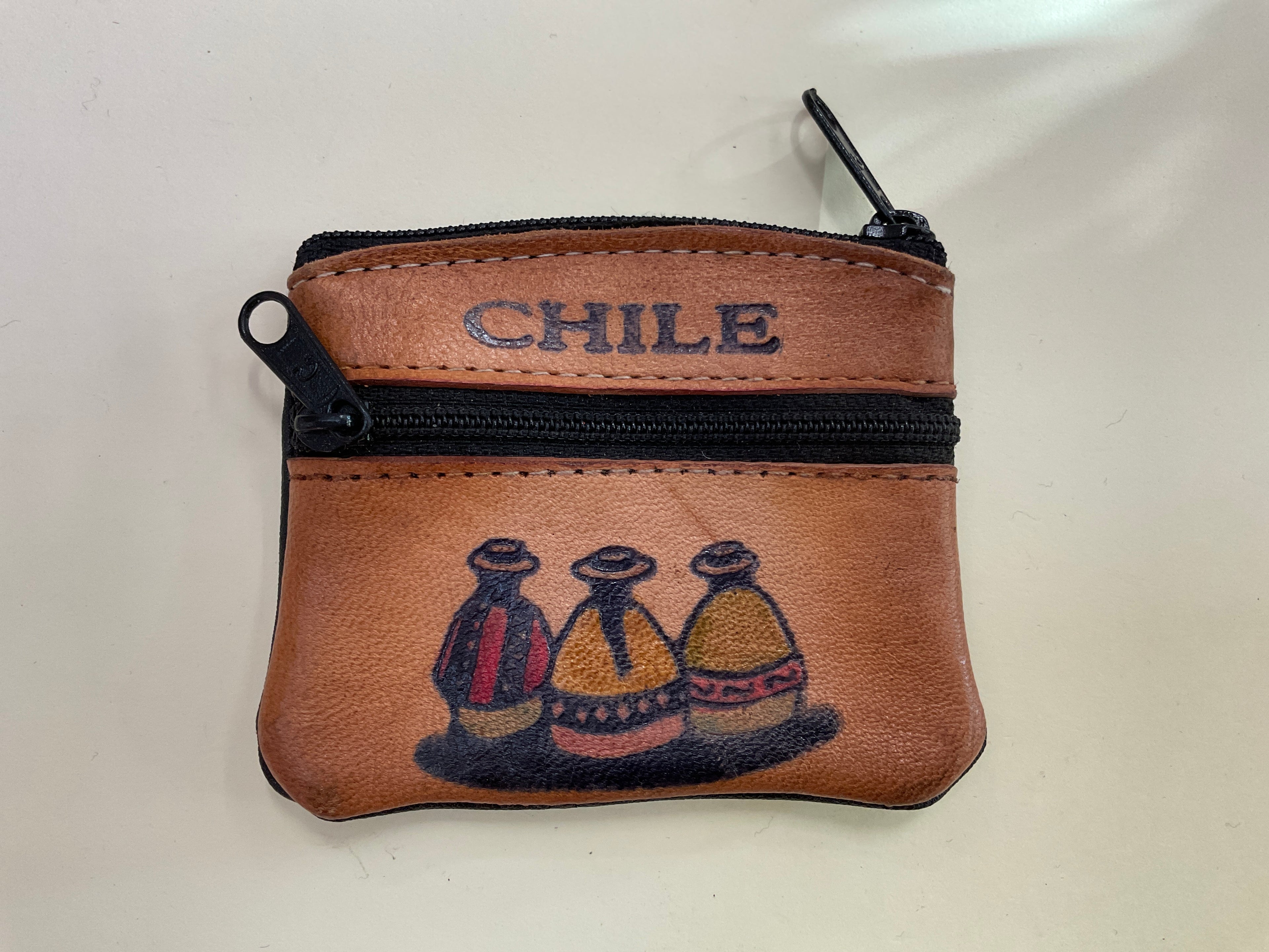 Peruvian Leather Coin Purse