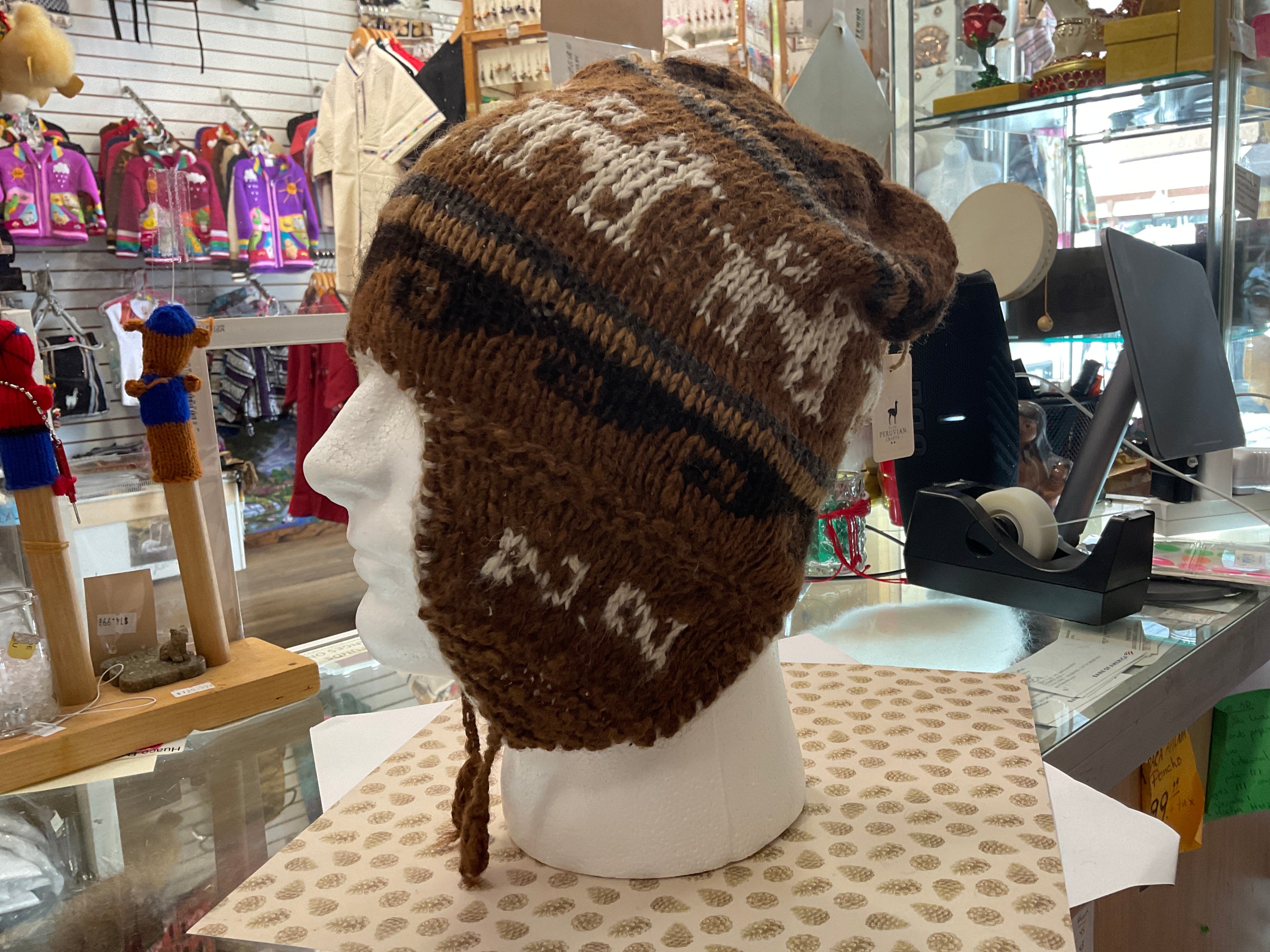 Artisan Knit Alpaca Chullo Hat – Andean Earflap Beanie