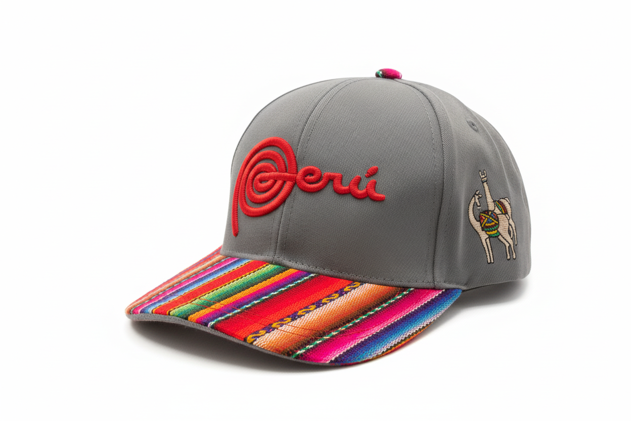 Marca Perú (Perú Logo) Baseball Cap - “Manta” | Made in Peru