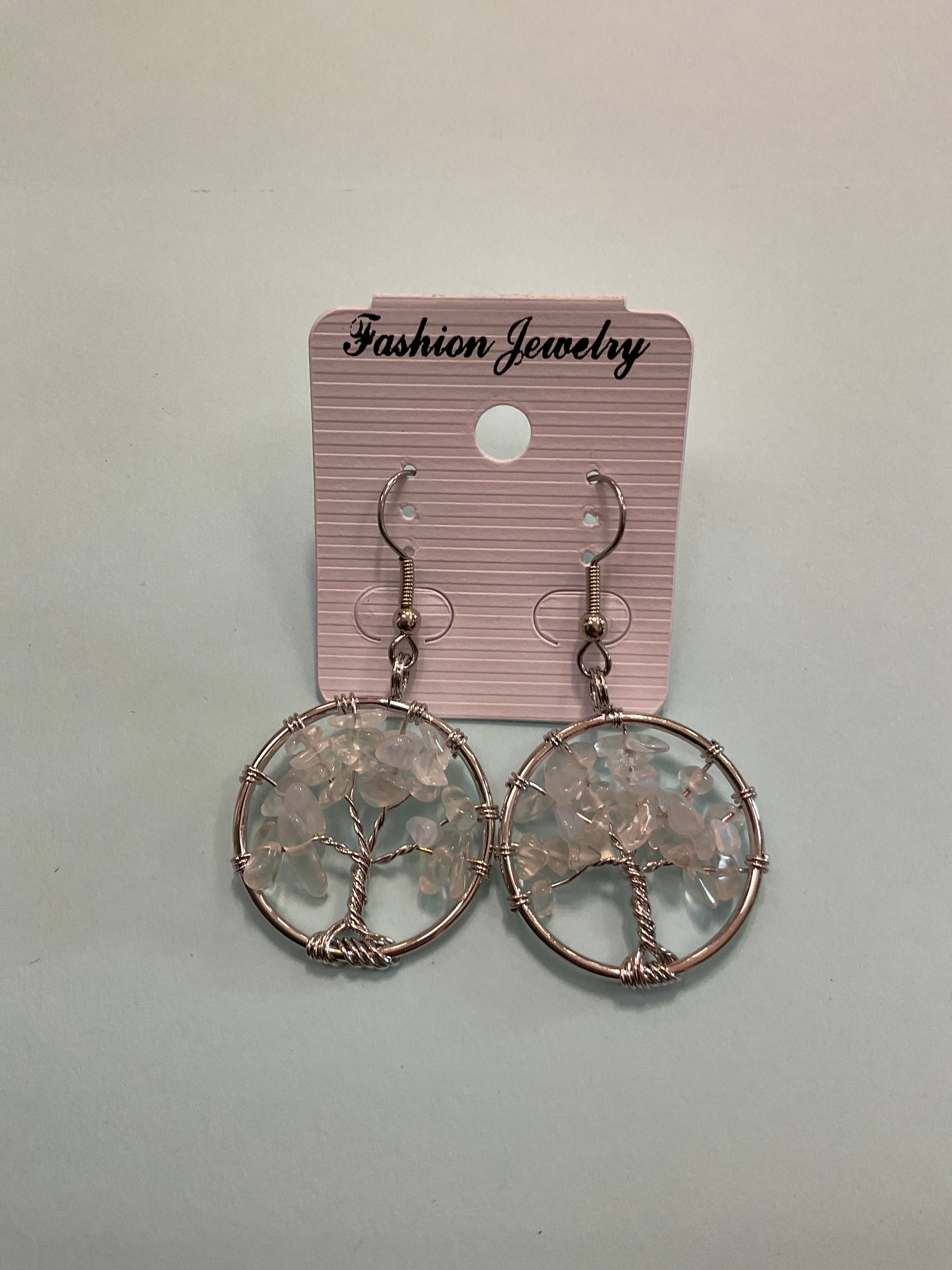 Metal with Stone Earrings