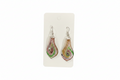 Pendientes de gota de cristal de Murano
