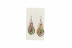 Pendientes de gota de cristal de Murano