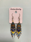 Pendientes Tribales Pintados a Mano