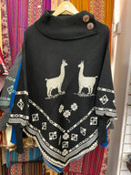 Poncho con mangas para mujer