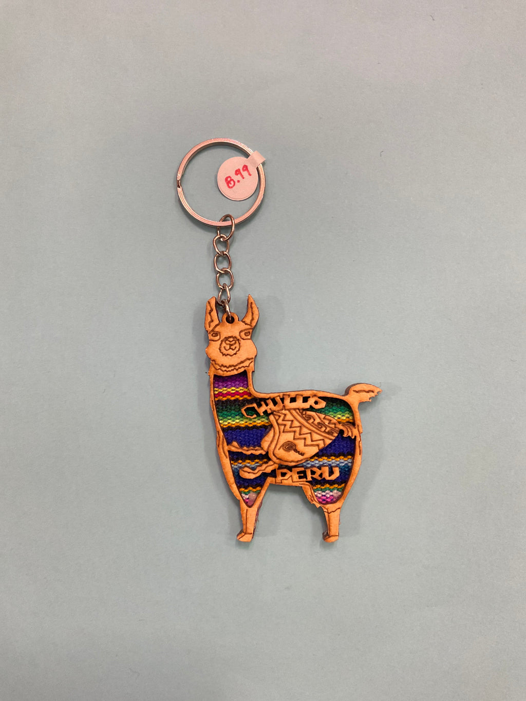 Llama Shaped Keychain