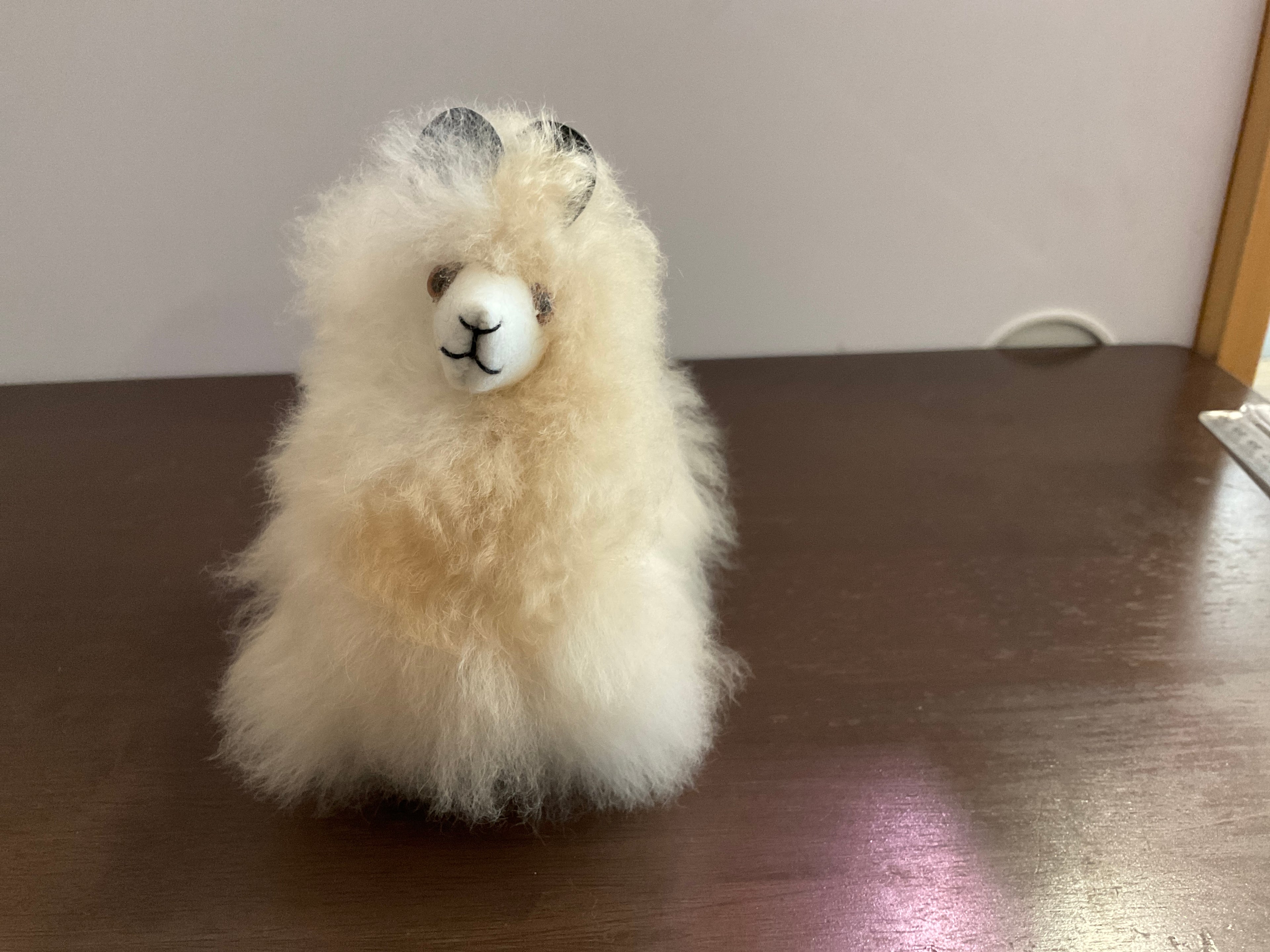 Kusi Friends Alpaca (10cm) - Baby Alpaca Fur Animal