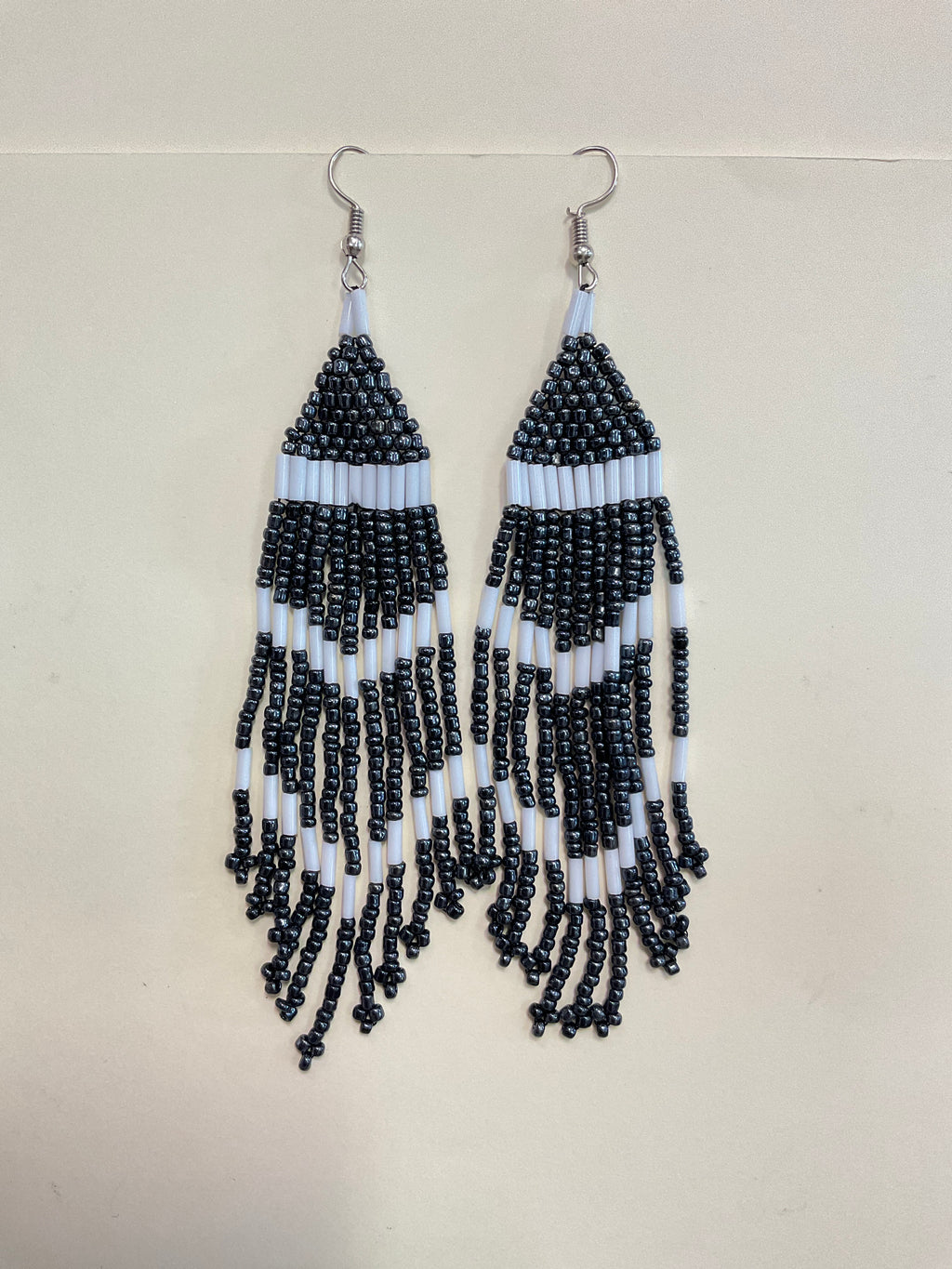 Beaded Fringe Earrings