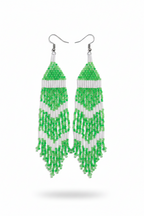 Beaded Fringe Earrings