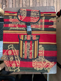 Mochila de tela de manta peruana