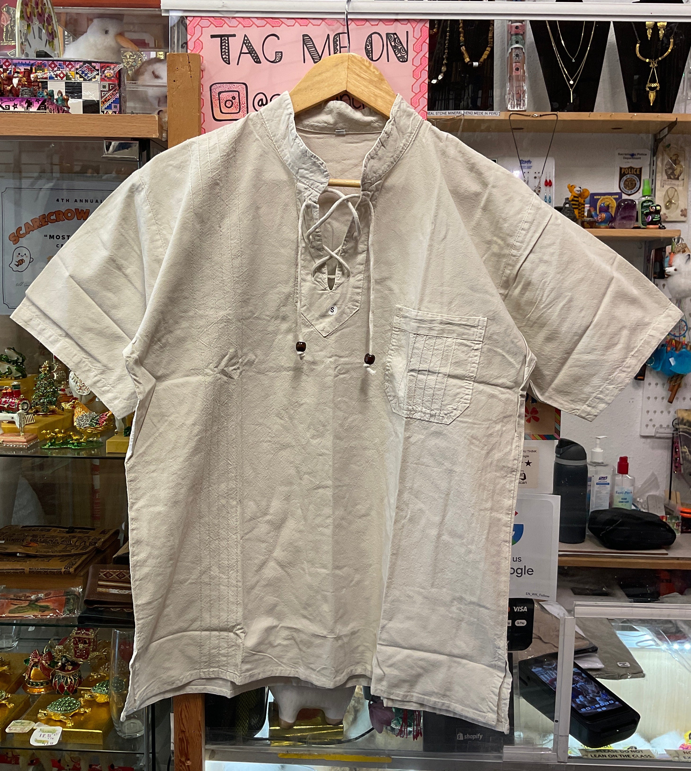 Camisa de algodón para hombre (Camisa cerrada)