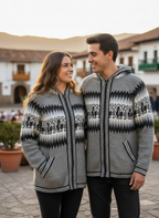 Suéter con cremallera para adultos