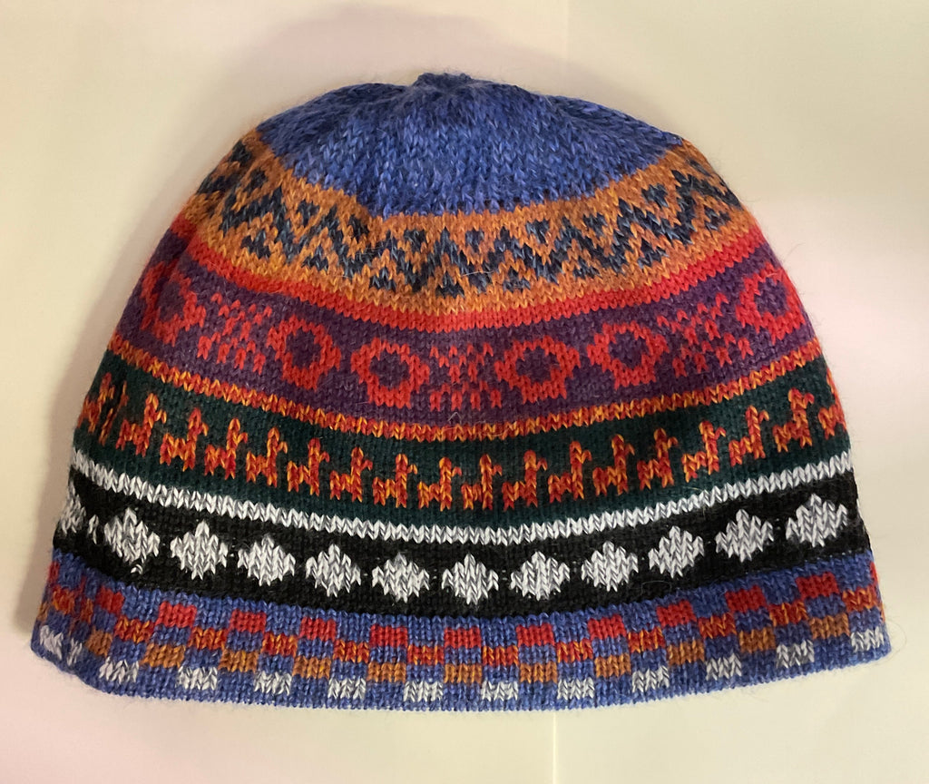 Baby Alpaca Reversible Knit Beanies – Peruvian Andean Winter Hats