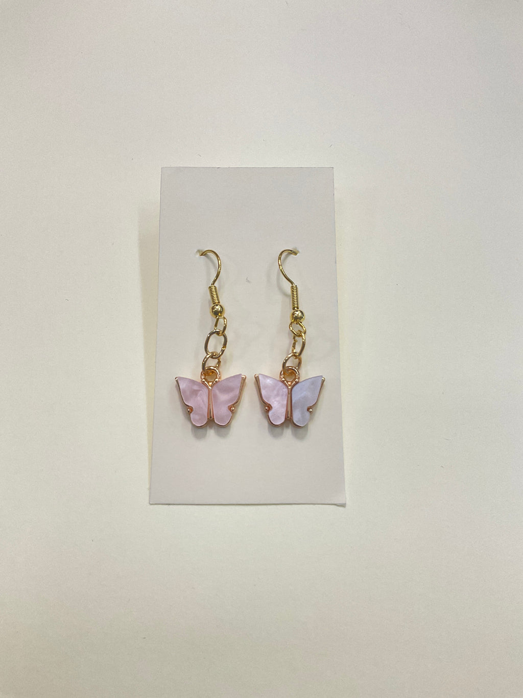 Gold Plated Butterfly Earrings