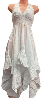 Rosa Punta Lazo Dress