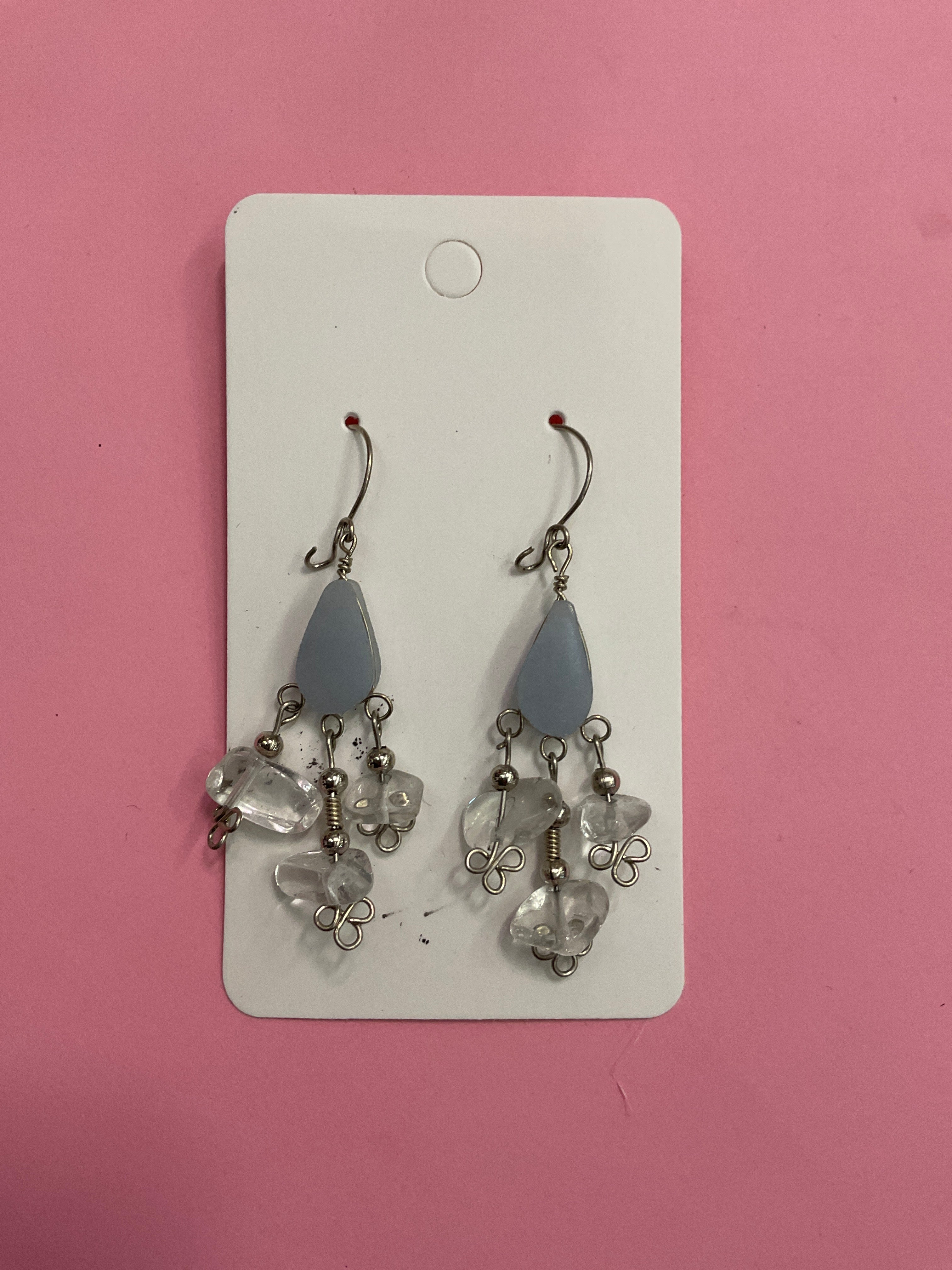 Peruvian Artisan Mineral Stone Earrings
