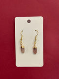 Rose Quartz Dangle Earrings