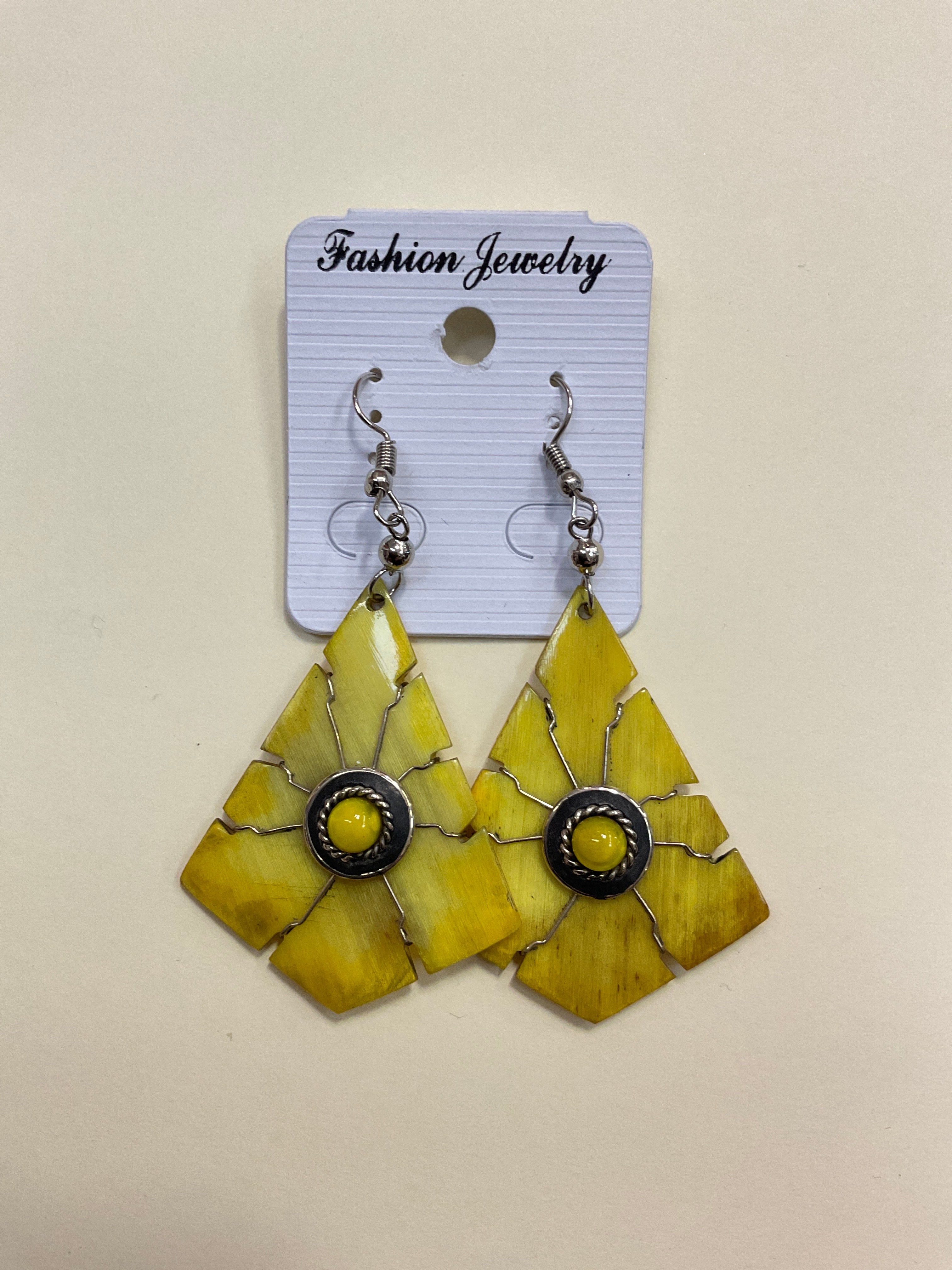 Horn with Turquoise Earrings