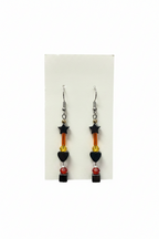 Hematite Charm Earrings