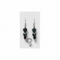 Hematite Charm Earrings